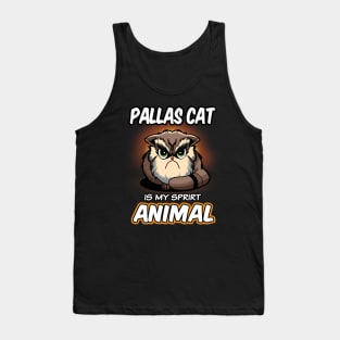 Pallas cat is my spirit animal - cute funny cat Tank Top